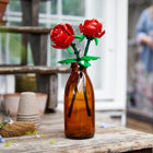 LEGO Roses - 120 Pieces-Each rose stem measures over 10 in. (26 cm) long – perfect for displaying in a vase
