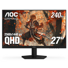 AOC 27" TFT QHD IPS 240Hz Gaming Monitor - Q27G42ZE-27" TFT Active Matrix LCD, LED Backlight, IPS Panel, 16:9 Aspect Ratio