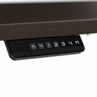 Bush Business Furniture Move 40 Series 48" W x 24" D Electric Height Adjustable Standing Desk - Mocha Cherry/Grey Metallic-Adjustable Desk lifts anywhere from 28 to 48 inches from the floor at a speed of 1.25 inches per second