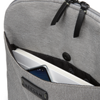 Bugatti Reborn Collection Slim Crossbody Bag - Grey (CBY2235BU-GREY)-Zippered pocket at the back to keep your belongings secure