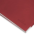 Bindertek 3-Ring 3-Inch Premium Binders - Brick Red-Removable label included in spine pocket