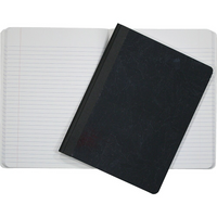 Hilroy Composition Book, 9-3/4" x 7-1/2", Black/White, 200 Pages-Wireless and preprinted schedule grid on inside front cover