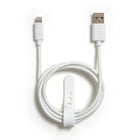 NXT Technologies 4 ft Braided Lightning to USB Cable - White-Lightning to USB-A