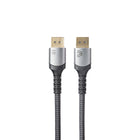 BlueDiamond Pro DisplayPort UHD 8K Cable - 15ft - Grey-32.4Gbps Bandwidth: DisplayPort 1.4 provides full 32.4Gbps allowing for 8K at 60Hz and 4K at 144Hz