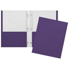 Staples Twin Pocket & Prong Portfolio - Purple-Purple twin pocket and prong portfolio