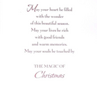 Mill Brook Studio Christmas Greeting Cards/Envelopes - 5-3/8" x 7-3/4" - Merry Christmas: Gifts on a Wreath - 18 Pack-Printed on premium uncoated paper