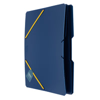 General Supply Goods + Co Expanding Folder - 4 pocket - Navy-Hard foam cover