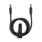 NXT Technologies 4 ft Braided Mini-phone Stereo 3.5mm Cable - Black-Mini-phone stereo 3.5mm to mini-phone stereo 3.5mm