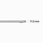 Apple MacBook Air 15.3" - M2 - 256 GB SSD - 8 GB Unified Memory - Silver - English-16-core Neural Engine for advanced machine learning tasks