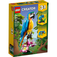 LEGO Creator Exotic Parrot Playset - 253 Pieces-Exotic 3in1 parrot playset for kids aged 7 and above