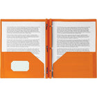 Staples Poly Report Cover - Orange-Letter size