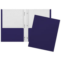 Staples Twin Pocket & Prong Portfolio - Navy-Navy twin pocket and prong portfolio