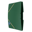 General Supply Goods + Co Expanding Folder - 4 pocket - Green-Hard foam cover