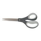 Fiskars 8" Performance Softgrip Straight Titanium Scissors - Silver-Ergonomic finger loops are sculpted to fit your hand, maximizing comfort and control