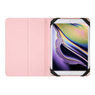 Basic Tech Universal Folio Case for 9" - 10.5" Tablets - Pink-Fits tablets from 9"-10.5"