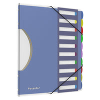 Pendaflex Elastic Tie Closure Pile Smart Project Sorter with 10 Dividers - Letter Size-Manage clutter and piles of paper quickly and easily-just sort into the ten sections