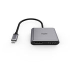 Kopplen USB- C to HDMI and DisplayPort Multi-Display Adapter-Active DisplayPort 1.4: Multi-Display (MST) with Windows system: support single display at 7680x3840 at 30Hz with DSC1.2 graphics card SST with Mac system: support single display at 5120x2880P at 60Hz