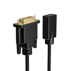 NXT Technologies NX50637 0.5' HDMI/DVI-D Video Adapter, Black-DVI to HDMI (male to female)