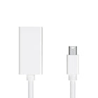 NXT Technologies NX29742 0.5' Mini DisplayPort/HDMI Audio/Video Adapter - White-Cable length: 6"