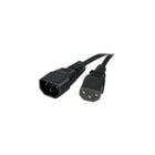 StarTech PXT100143 3' Power Cord-Features IEC 60320 C13 Power and IEC 60320 C14 Power ports for charging your device