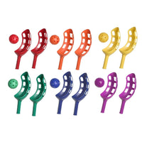 Champion Sports Scoop Ball Set, 18 Pack (CHSSBS1SET)-Blue, green, orange, purple, red, & yellow