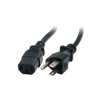 StarTech PXT10120 20' Power Cord-Features NEMA 5-15 Power (North America) Plug and IEC 60320 C13 Power ports for charging your device