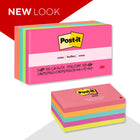 Post-it Notes - Poptimistic Collection - 3" x 5" - 5 Pack-Size is great for color-coding projects or creating flashcards