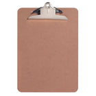 Westcott KleenEarth Masonite Legal Size Clipboard, 9"x15"-Brown Masontite Clipboard for holding Legal Size Papers