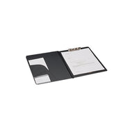 ACCO Clip-Style Vinyl Padholders, Legal Size, Black-Black Vinyl Padholder