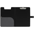 Staples Vinyl Pad Holder - Grey-Clip holds 8-1/2" x 11" sheets or pad in place