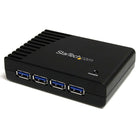 StarTech Black SuperSpeed USB 3.0 Hub, 4 Port-Connect USB 3.0 and older USB devices simultaneously at their respective maximum speeds with USB 2.0/1.x backward compatibility