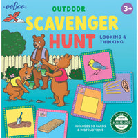 eeBoo - Jeu de chasse au trésor en plein air-Origine durable : Fabriqué avec du carton recyclé et imprimé sur du papier certifié FSC avec des encres végétales.