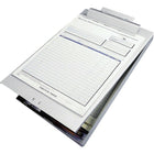 Staples Aluminum Letter Size Top-Hinged Form Holder-A convenient way to handle and store forms