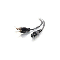 C2G 27400 6FT 18 AWG 3-Slot Laptop Power Cord-Connector 1 : (1) C5 IEC