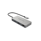 Hyper HDMB2 5 in 1 USB-C Hub-Silver, Aluminum - 5 Ports