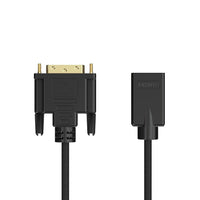 NXT Technologies NX50637 0.5' HDMI/DVI-D Video Adapter, Black-Video DVI to HDMI adapter
