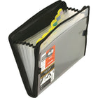 Five Star 7 Pocket Expanding File with Tabs, Assorted Colours-Patented pull up reminder tabs help students stay organized and remind them when assignments are due