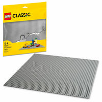 LEGO Classic Gray Baseplate Building Kit - 1 Piece-A place for creative play - This 48x48-stud baseplate provides an open landscape for all kinds of LEGO creations