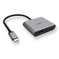 Kopplen USB- C to HDMI and DisplayPort Multi-Display Adapter-HDMI 2.0: Supports max resolution of 3840x2160/60Hz (4K x 2K). Up to 4k x 2k  at  60Hz when HDMI2.0 and DP1.4 ports are plugged in. Support Mirror / Extend and Split Mode, plug and play
