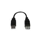 StarTech 6In USB 2.0 Extension Adapter Cable A To A, M/F-Cable Type: USB