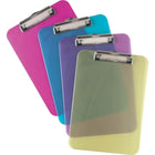 Staples Translucent Clipboard - 9" x 12" - Assorted Colours-Fun translucent coloured clipboard to make taking notes easy