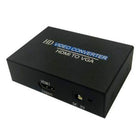 Speedex HDMI to VGA Converter with Audio HD Video Box-Connections: HDMI, VGA Audio RCA Jacks