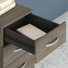 Bush Business Furniture Studio C 3 Drawer Mobile File Cabinet - Modern Hickory-Mounts to Studio C 72W Office Desk or Credenza Desk (sold separately)