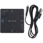 NXT Technologies 3-Port HDMI Switch - Black-HDMI cables (not included) are required to connect devices to the switch