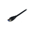 StarTech 6 ft Black SuperSpeed USB 3.0 Extension Cable A to A, M/F-Extends a USB 3.0 cable by up to 6-feet at transfer rates of up to 5 Gbps, which ensures an ideal connection even at longer distances