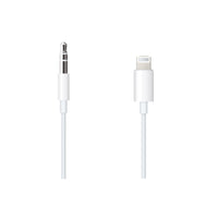 Apple Lightning to 3.5mm Audio Cable - 1.2m - White-This cable allows you to connect your AirPods Max or Beats Solo Pro headphones to 3.5mm audio ports