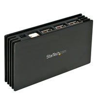 StarTech Compact Black USB 2.0 Hub, 7 Port-Add 7 additional external USB 2.0 ports with up to 480 Mbps of data bandwidth