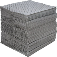 Zenith Safety Fine Fibre Sorbent Pads - Industrial Grade, Universal, 15" x 17", 40 Gal. Absorbancy, 200 /Pack, 200 Pack-Absorbency/Pkg. 40 gal.