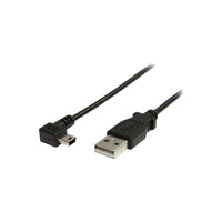 StarTech USB2HABM3RA 3' USB A/Mini B Male to Male Cable-USB 2.0 Hi-Speed interface can transfer data at the rate of 482 Mbps