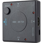 NXT Technologies 3-Port HDMI Switch - Black-Crystal-clear audio - Connects to 5.1 or 7.1 surround sound